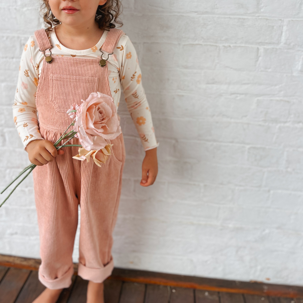 Overalls | Peachy Pink