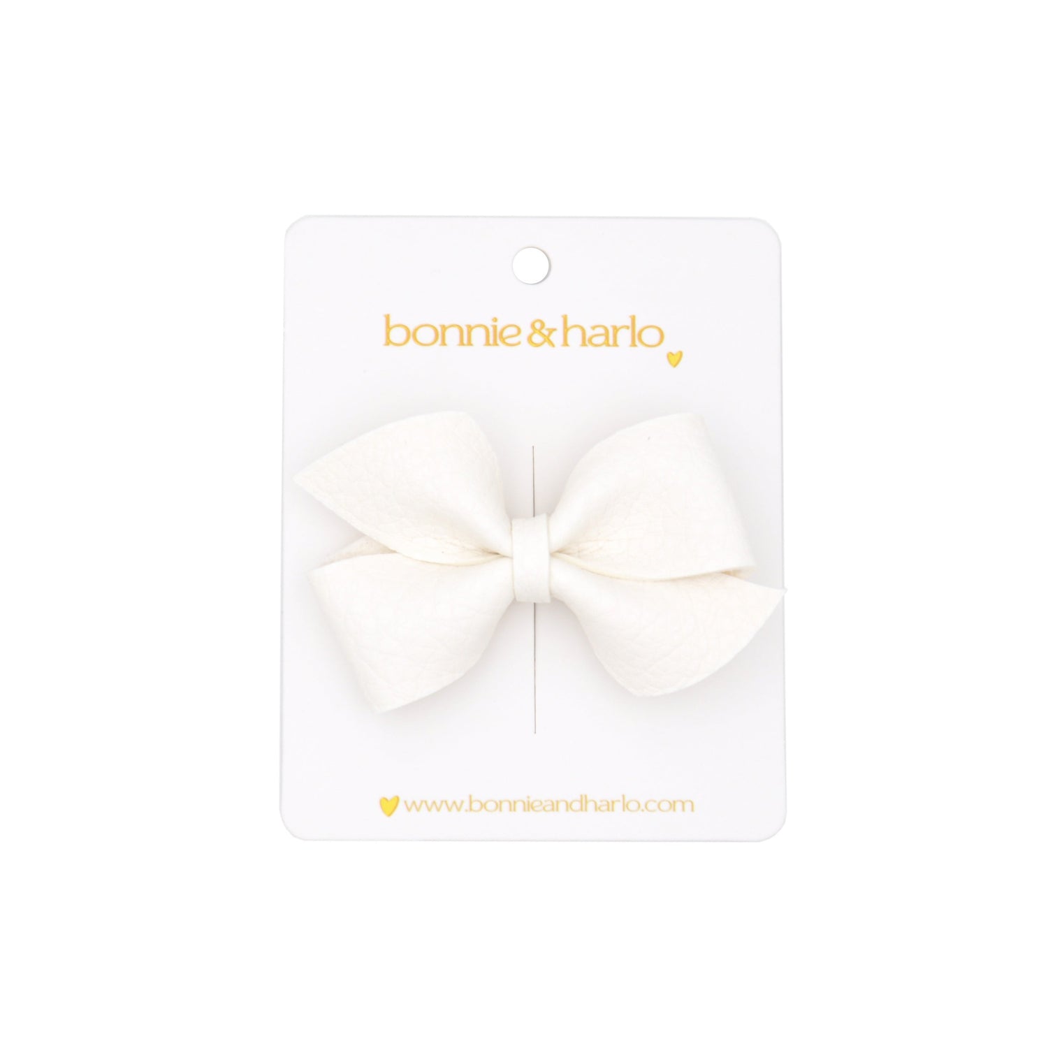 Pinwheel Bow | White