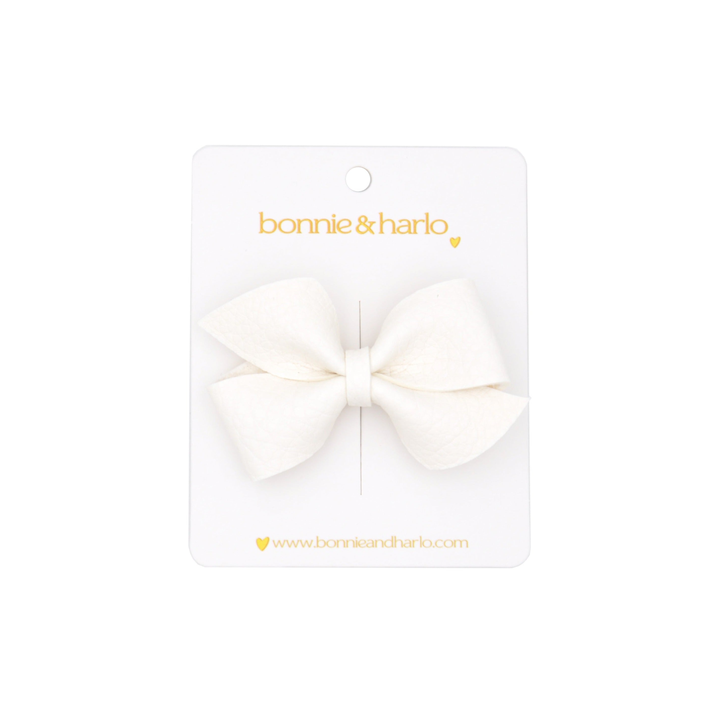 Pinwheel Bow | White